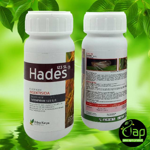 INSEKTISIDA HADES 123SL 100ML bahan aktif nitenpyram, atasi wereng dan kupu putih