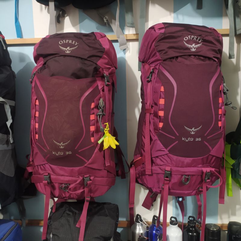 Osprey Kyte 36 Purple torso WS/WM New Original RANSEL tas gunung Wanita Baru dan Second