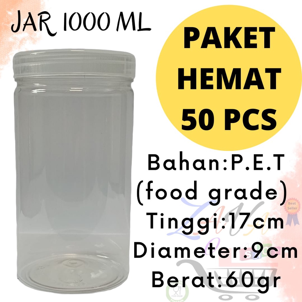 Toples 1000ml Toples Tabung 1000ml Toples Plastik 1000ml