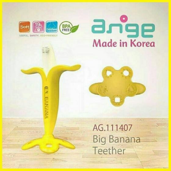 gigitan baby ange big banana teether no case/sikat lidah/gigitan bayi 111407