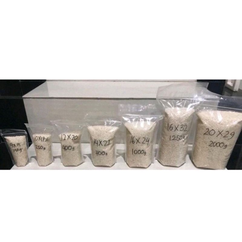 standing pouch double seal 9x15 isi 50pcs