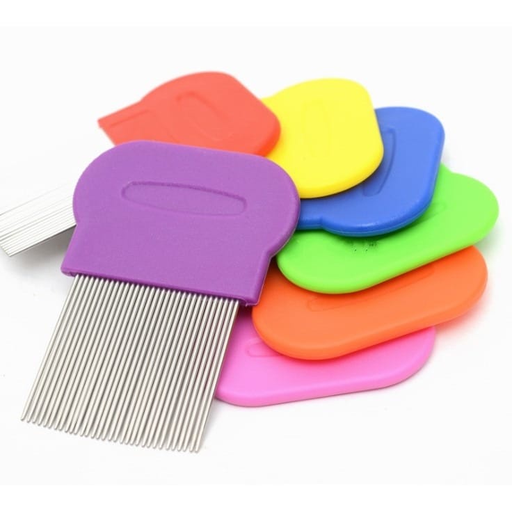Sisir Serit Kutu Sirtu Dan Ketombe Besi Logam Rapat - Sisir Kutu Ajaib 1Pcs Random