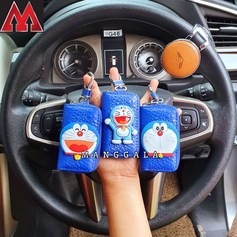 Dompet Gantungan Kunci STNK Mobil Motor Doraemon