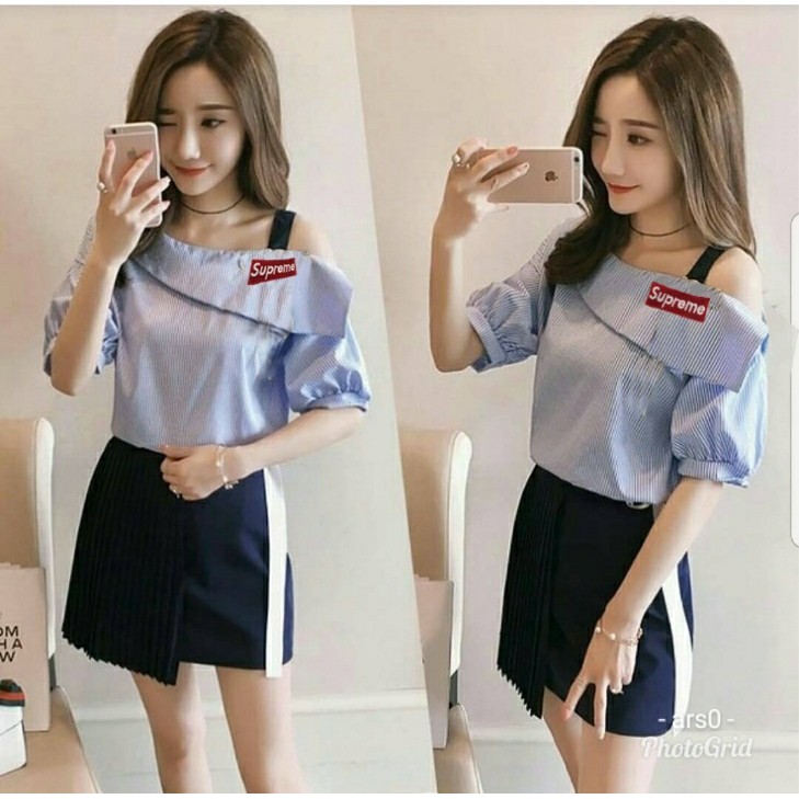 FWG - BLOUSE SUSALUR / BLOUSE SALUR / ATASAN WANITA / PAKAIAN WANITA TERBARU / WANITA