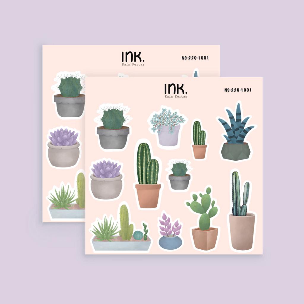 

Potted Cactus Sticker- Journal/Planner/Decor Stiker (NS-220-1001)