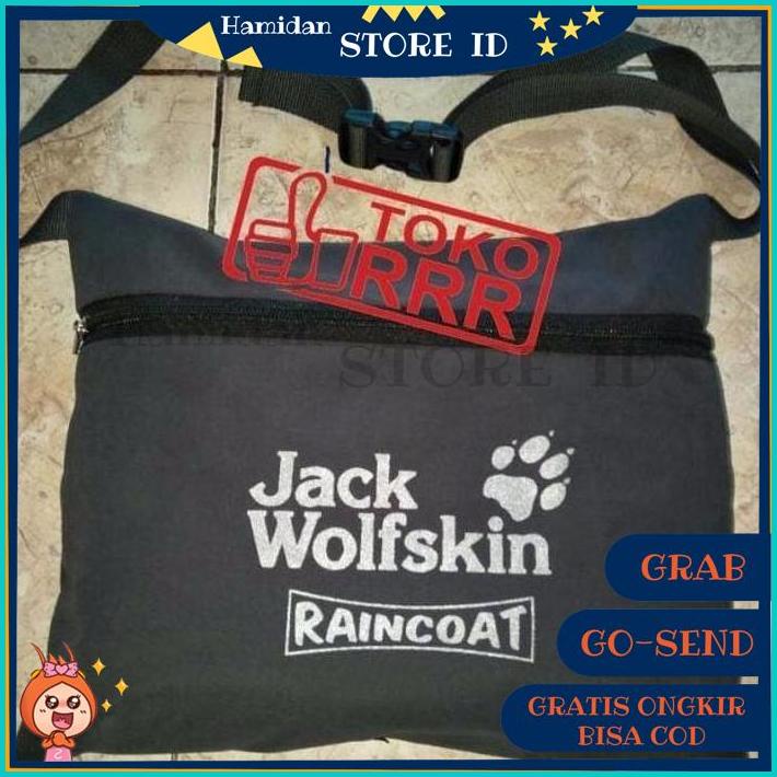 RAINCOAT Jas Hujan Setelan Jaket + Celana Jack Wolfskin TERMURAH
