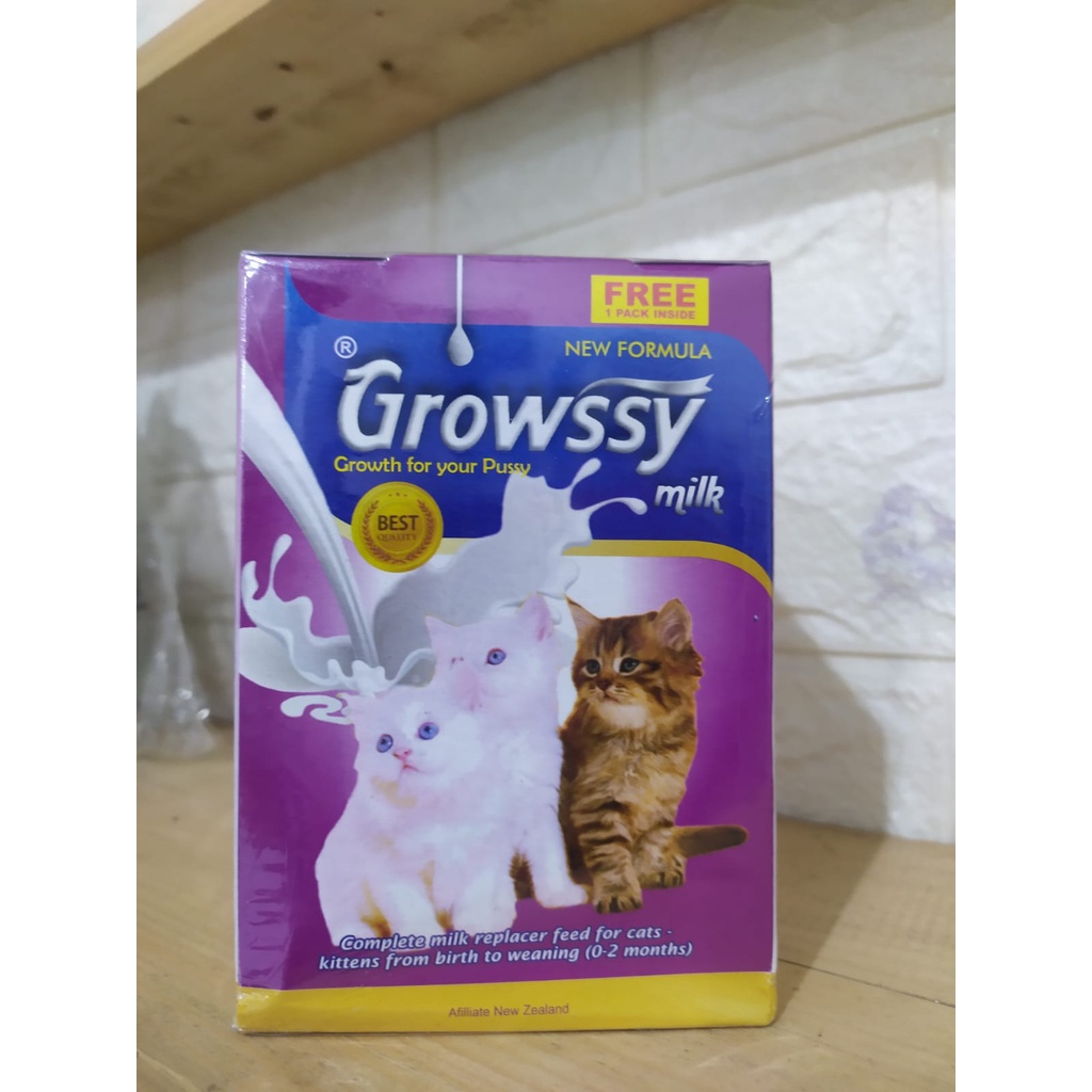 Susu kucing merk Growssy Susu untuk kucing anakkan dan dewasa