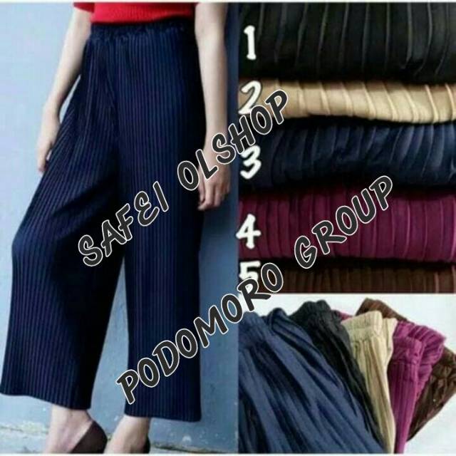 CELANA KULOT PLISKET - CELANA KULOT - CELANA KULOT MURAH - CELANA KULOT GROSIR