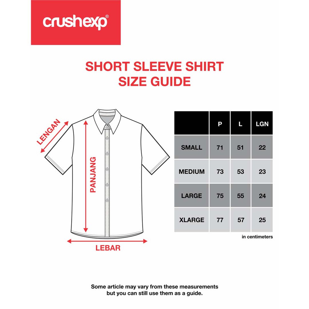 CRUSH EXP Kemeja Pendek KCP0213 - BROWN