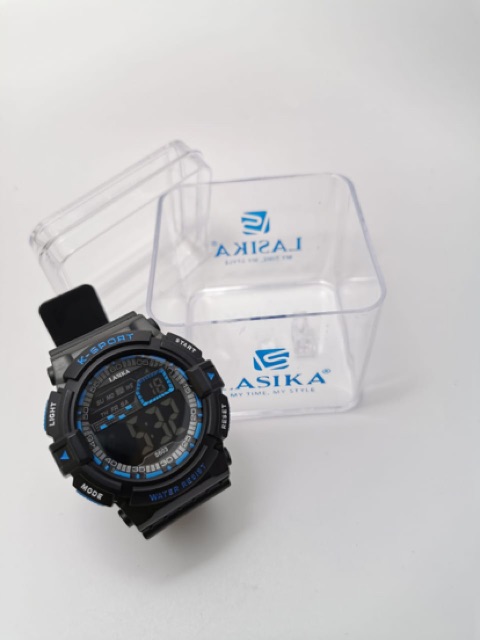 LASIKA 603 Jam Tangan Asli Sporty Fashion Pria Wanita anti air