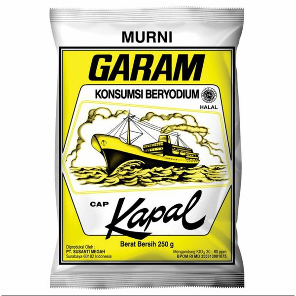 

Garam Dapur Cap Kapal 250 gr | Sayur Mang