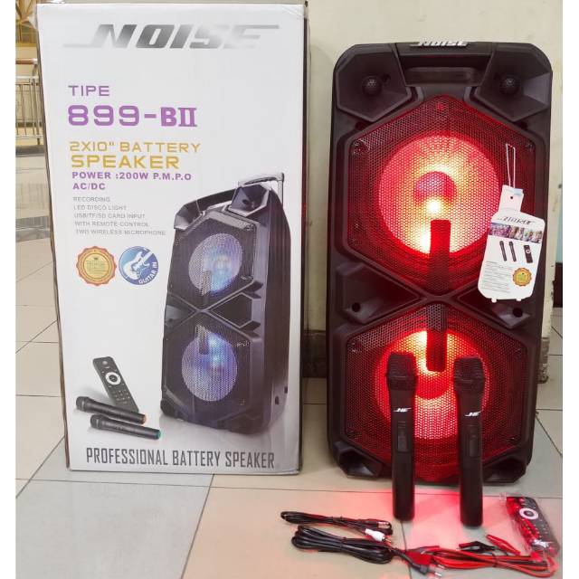 Speaker Portable Meeting 2x10"inch Noise 899-BII