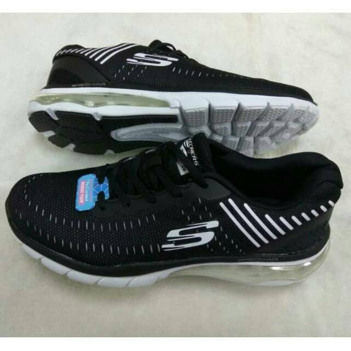 Hot Promo Sepatu Skechers Pria / Skecher / Skechers Skech-Air Men Black