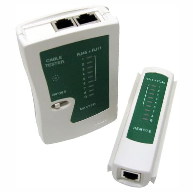 TERLARIS Lan Cable Tester Network Rj11 Rj 45 Kabel LAN Tester TERBAIK J119