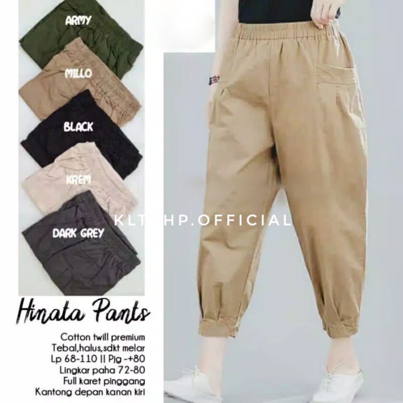 [COD] HINATA PANTS//celana korea cotton twill//CELANA TWILL PREMIUM//CELANA WANITA//MERA PANTS