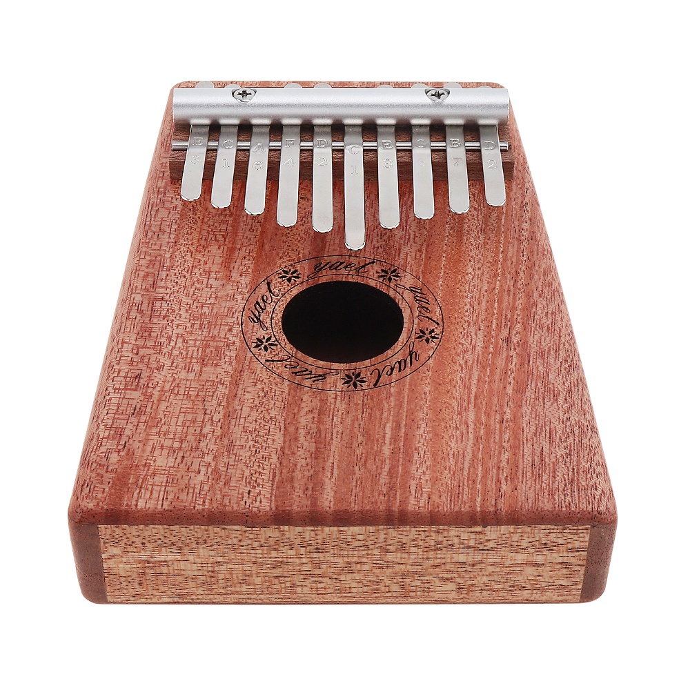 Kalimba Piano Jari Jempol Mini 10 Kunci Bahan Kayu Mahoni Alami