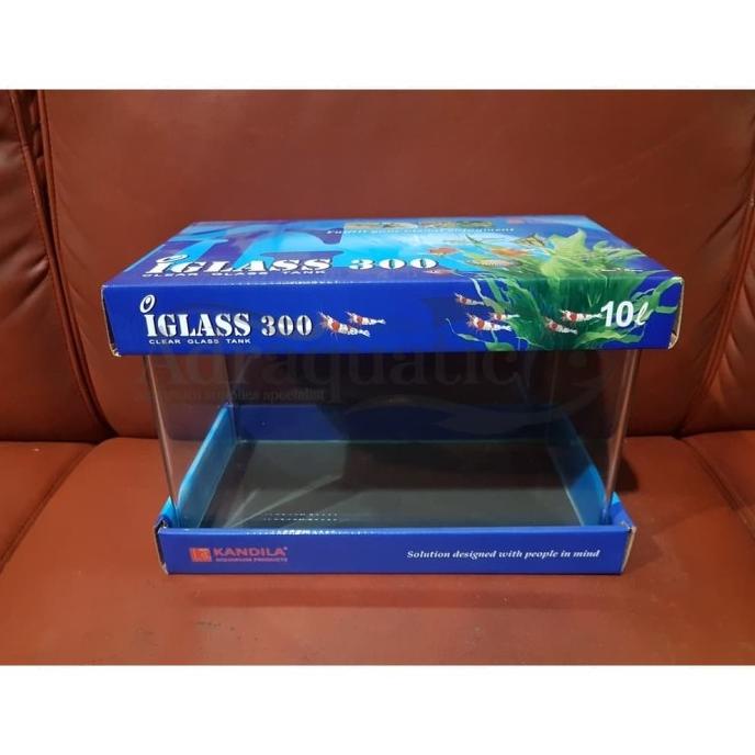 (Hanya GOJEK/GRAB) AQUARIUM BENDING IGLASS 300 KANDILA 10L 30X17X20 CM adr4q Ayo Beli