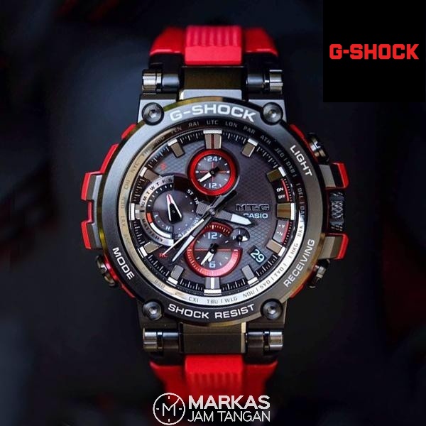 BEST SELLER Jam Tangan Pria Casio G-Shock MTG-B1000 DUCATI Limited Edition Red Rubber Men Watch TERM