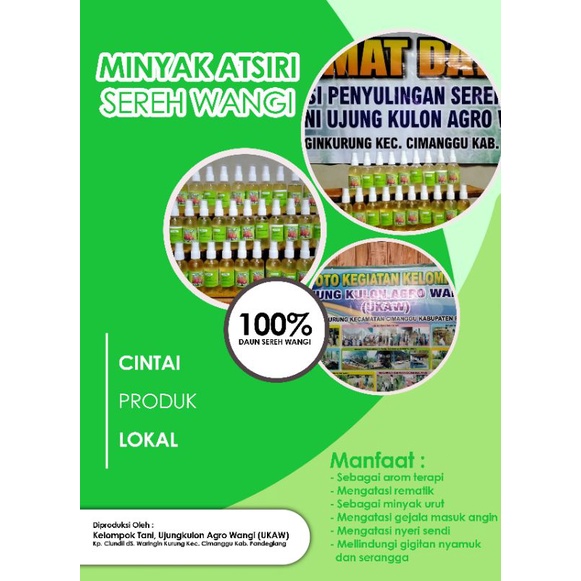 MINYAK ATSIRI SEREH WANGI