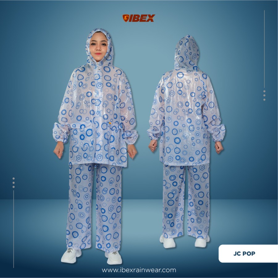 Jas Hujan Jaket Celana Ibex POP