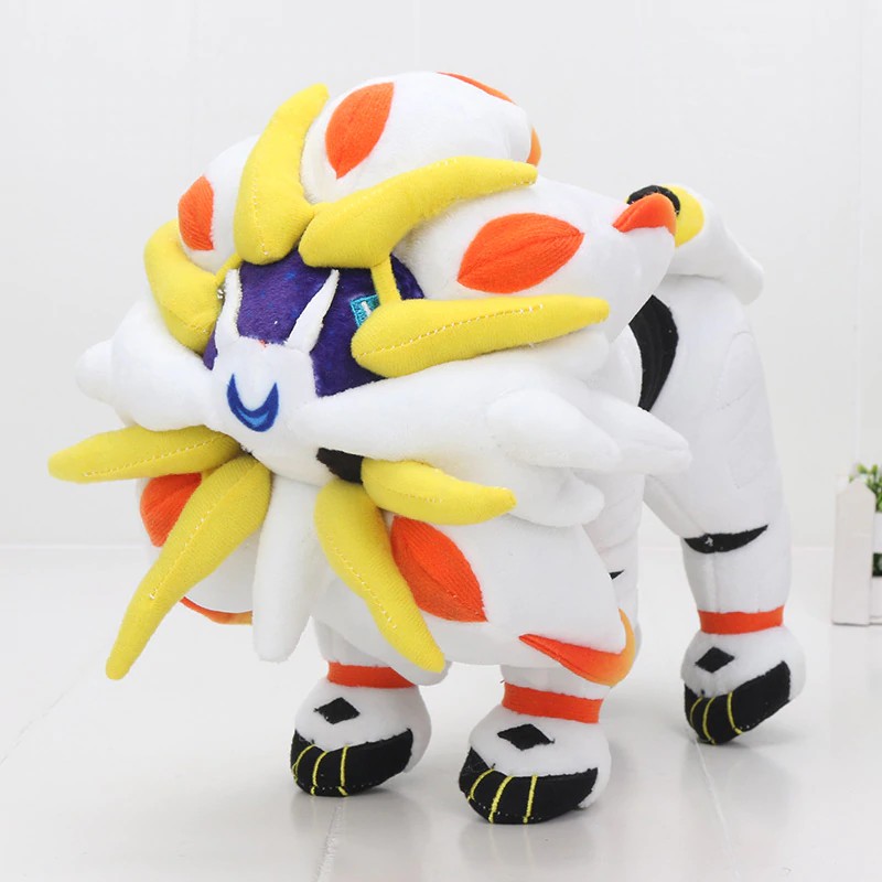 mainan 30cm Solgaleo Plush Toy Sun and Moon Series Alola Solgaleo Stuffed Plush Doll