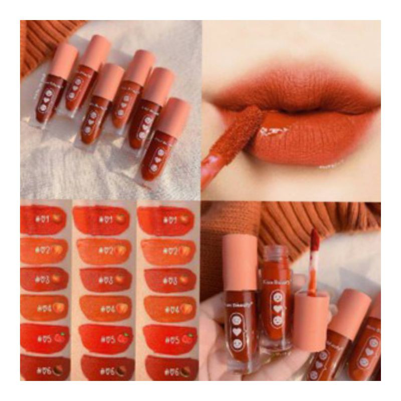 [HARGA/PER6PCS]LIP GLOSS SILKY VELVET KISS BEAUTYNO.70256-03