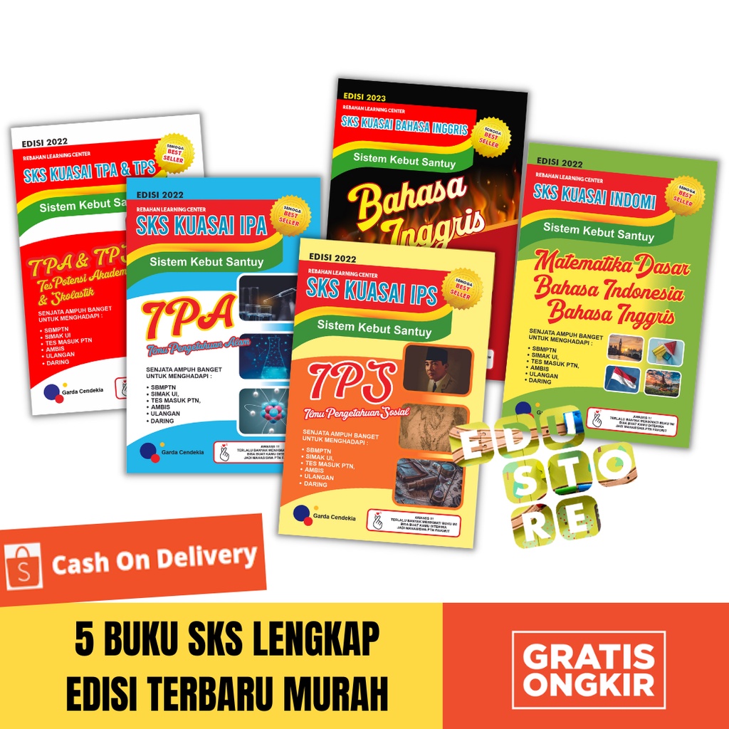 ORIGINAL / BUKU SKS 2022 SKS SISTEM KEBUT SEMALAM / SKS IPS SOSHUM / SKS IPA SAINTEK / BUKU SBMPTN