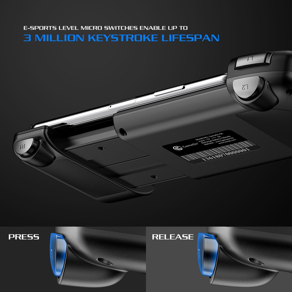 GAMESIR G6 - Bluetooth Mobile One-Handed Gaming Touchroller Gamepad