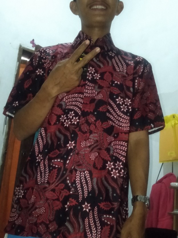 Baju Batik Pria Lengan Pendek Super Jumbo Big Size Besar Modern Murah Terlaris Terbaru
