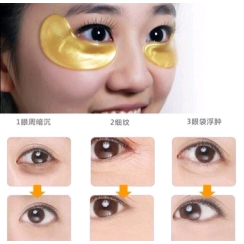 masker mata gold collagen crystal eye