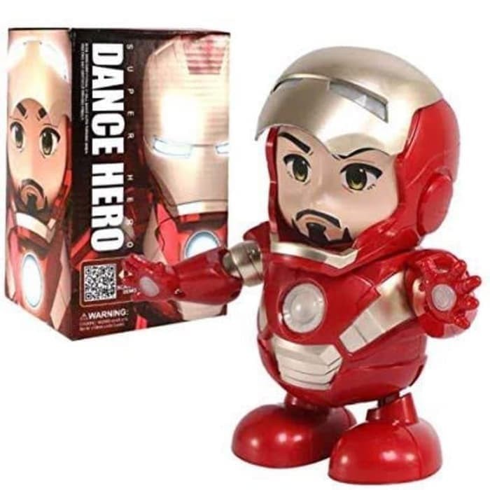 Robot Joget IronMan / Mainan Robot Dance Hero IronMan