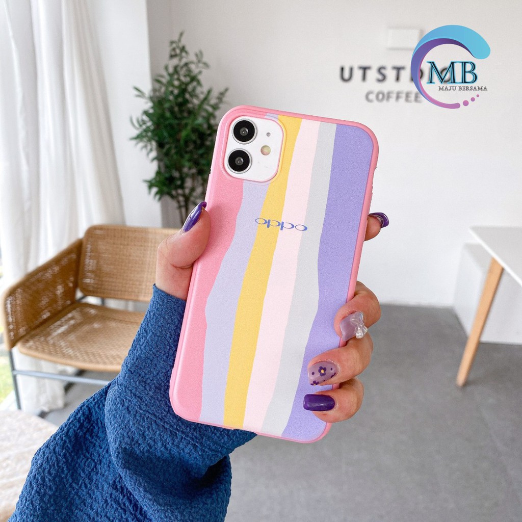 SS046 CASE RAINBOW OPPO A31 A8 A9 A5 A15 A15S A52 A92 A53 A33 A74 A95 2020 A36 A76 9i MB1059