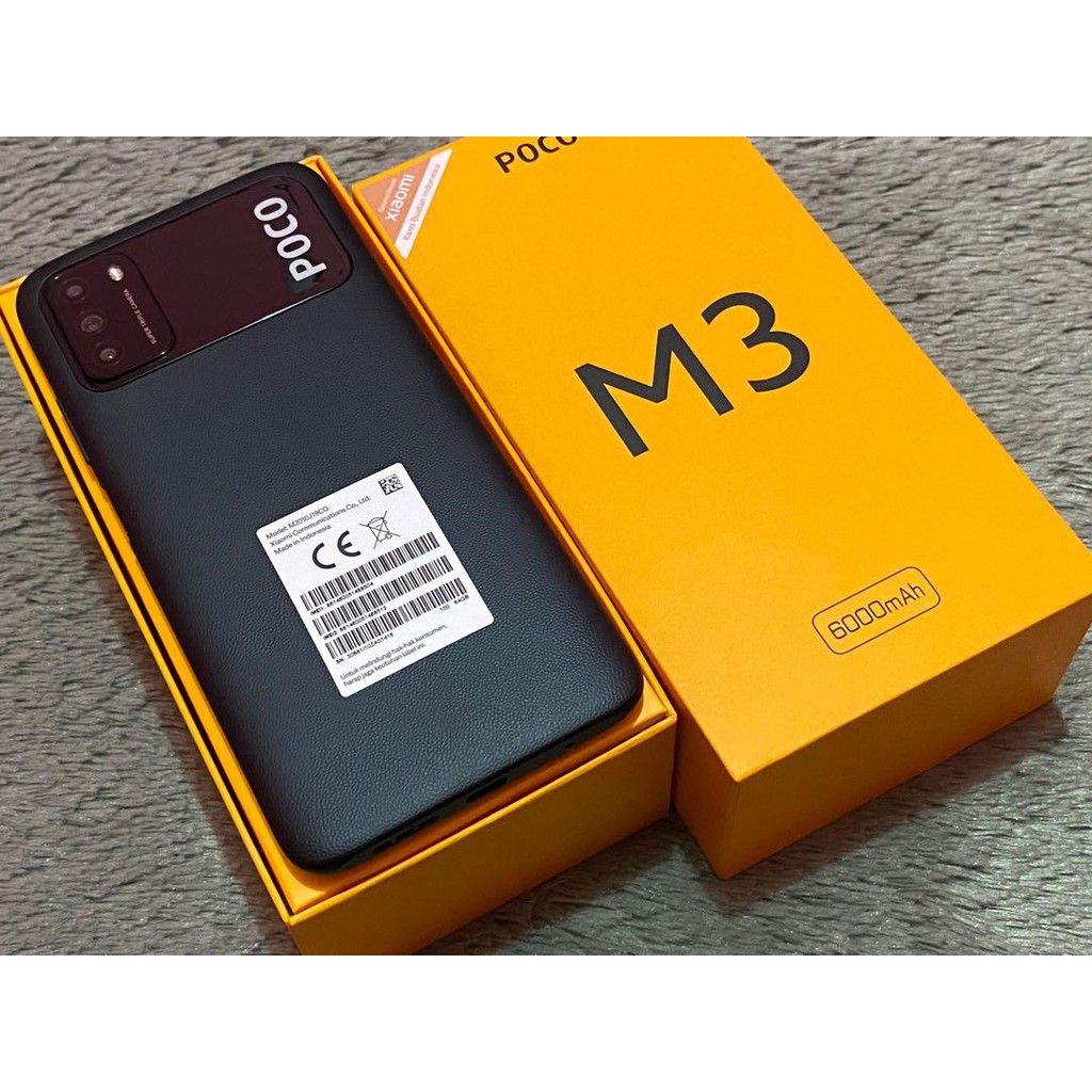 XIAOMI POCO M3 RAM 6GB ROM 128GB 6000MAH BEKAS GARANSI RESMI