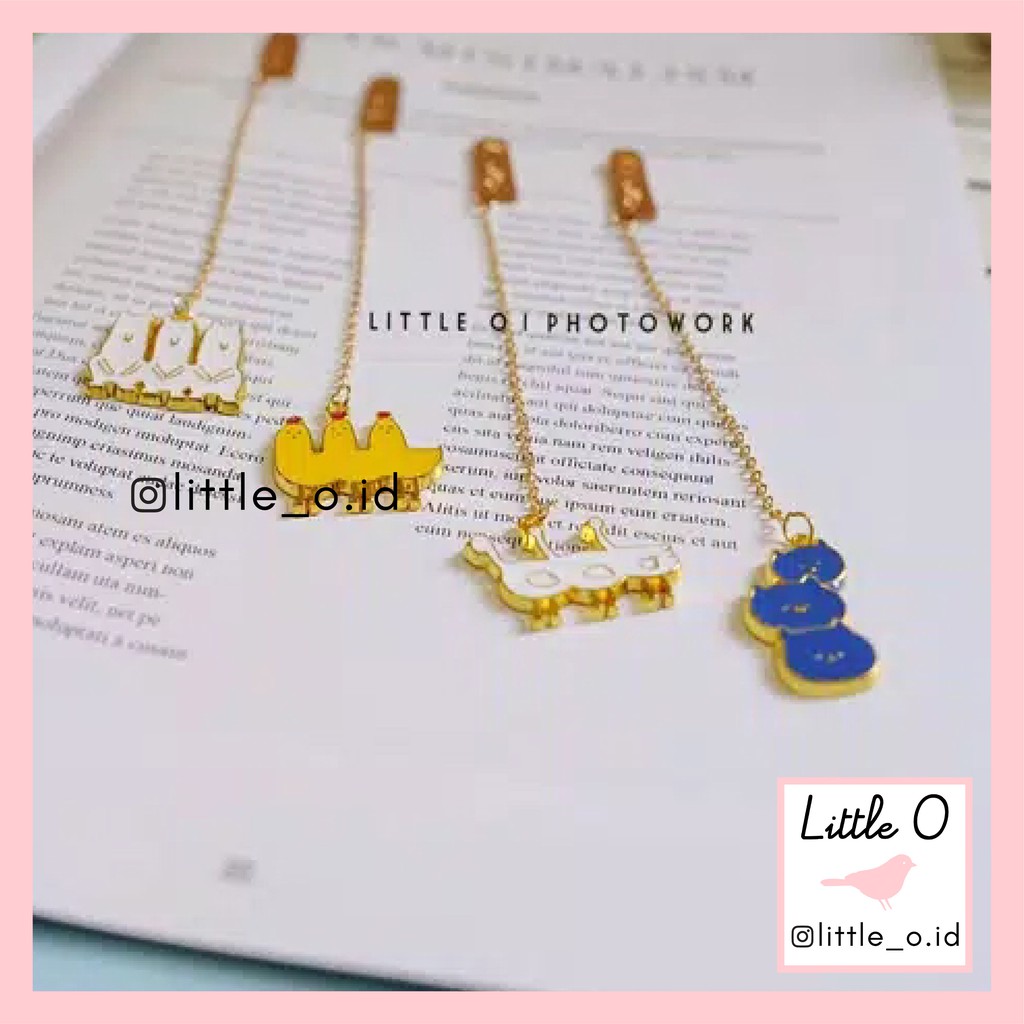 

Ownday Animal Chained Bookmark / bookmark lucu/ penanda buku