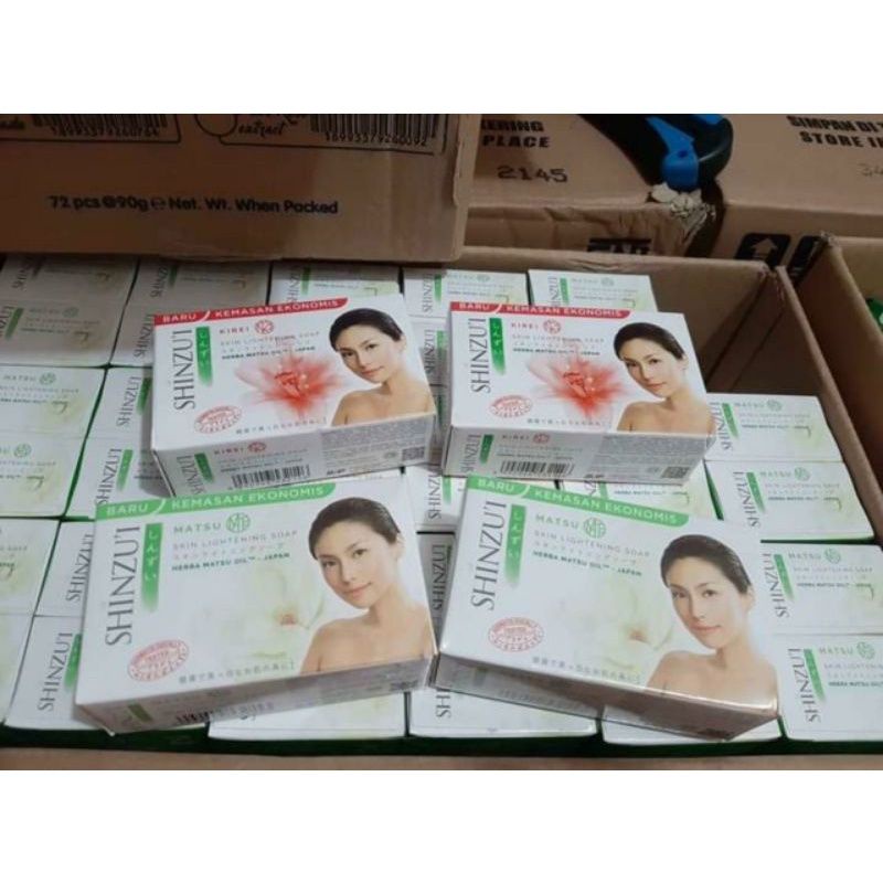 SHINZUI Sabun batang @65gr dapat 4 pcs