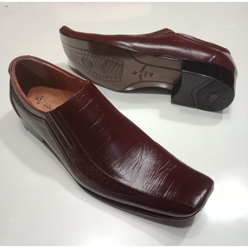 Sepatu Pantofel Pria Kulit Asli /Pantofel Formal Pria/Merek Louis Visto 201/Pantofel Kerja Pria