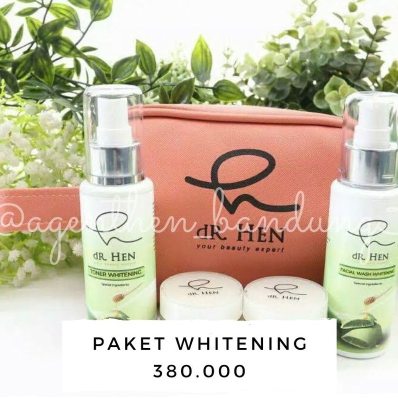 SKINCARE BPOM DR. HEN BY ATHENA GROUP PAKET WHITENING / MENCERAHKAN FLEK ( PRE-ORDER  )