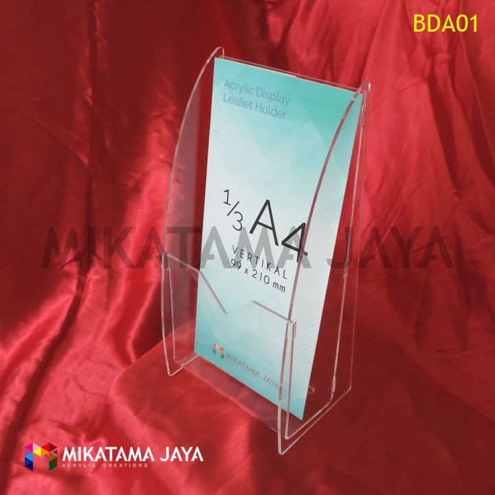 

Tempat Brosur Akrilik Acrylic 99x210 mm