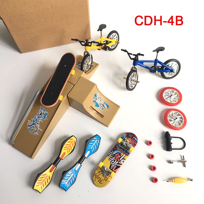 Mainan Skateboard Jari Mini Bahan Alloy Untuk Anak Laki-Laki