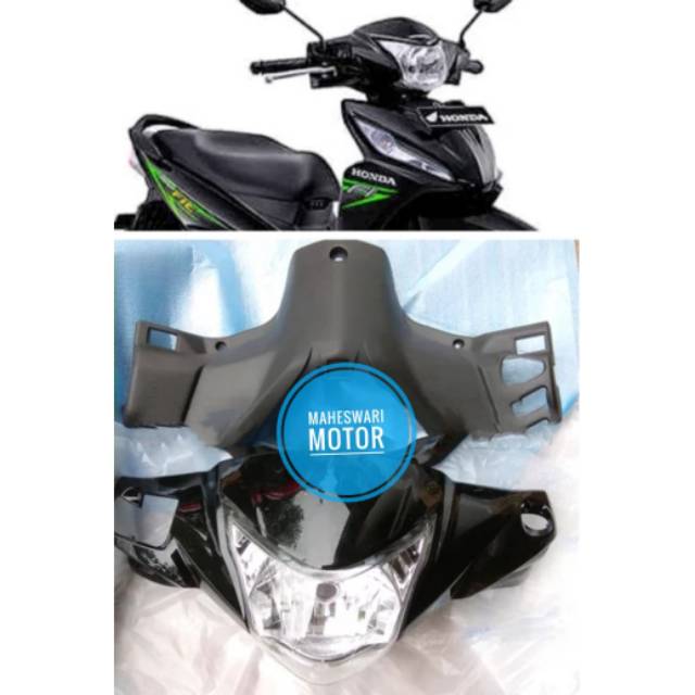 Batok Pala depan belakang Revo Fit Fi injeksi dan Reflector Lampu depan Revo fi.