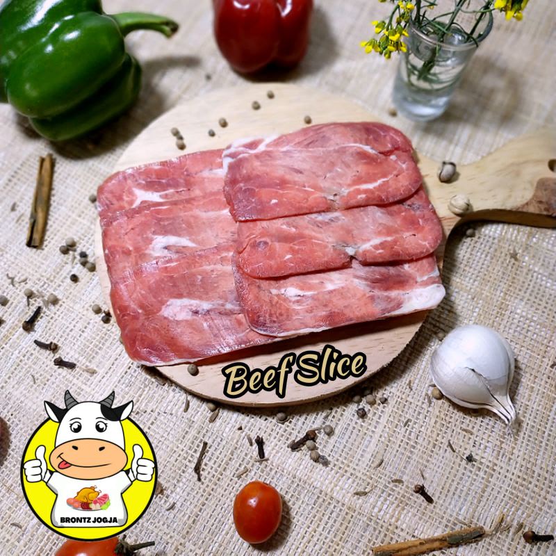 

BEEF SLICE 250GR - DAGING SAPI IMPORT - BRONTZ JOGJA