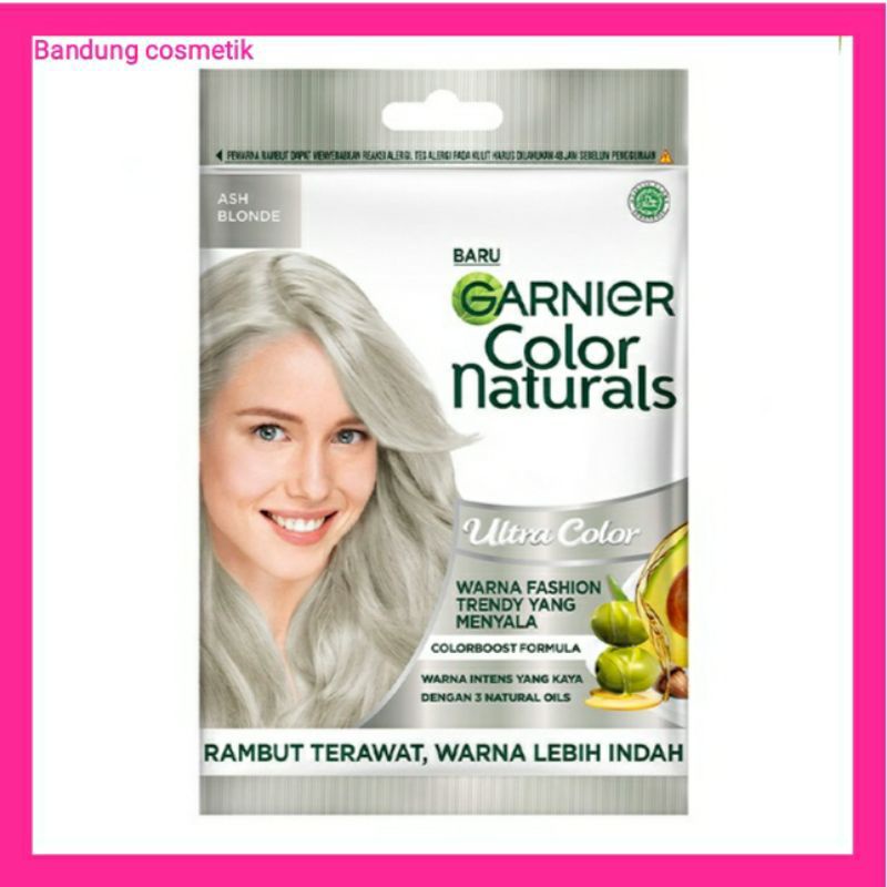 Garnier pewarna rambut ash blonde sachet