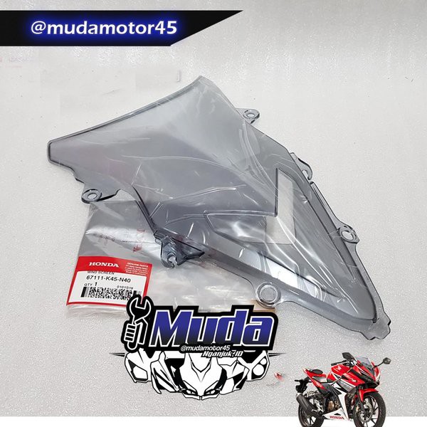 VISOR ORI CBR150R K45G 67111-K45-N40 67111K45N40 WIND SCREEN SHIELD WINSIL ORI CBR 150 2016 2017 201