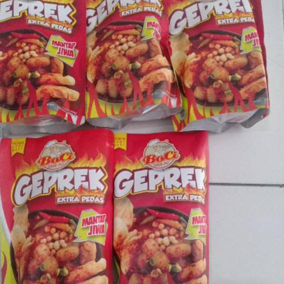 

[KODE PT8VN] Geprek mantap jiwa 1 paket isi 5