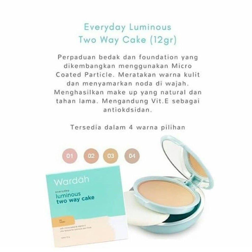 Wardah Everyday Luminous Two Way Cake