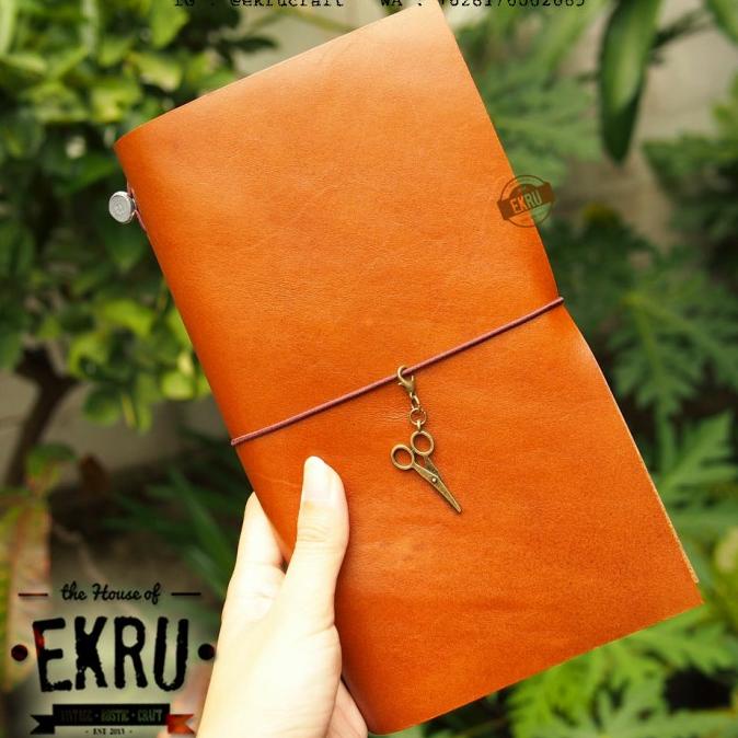 

GENUINE LEATHER COVER TRAVELERS NOTEBOOK (MIDORI) REG
