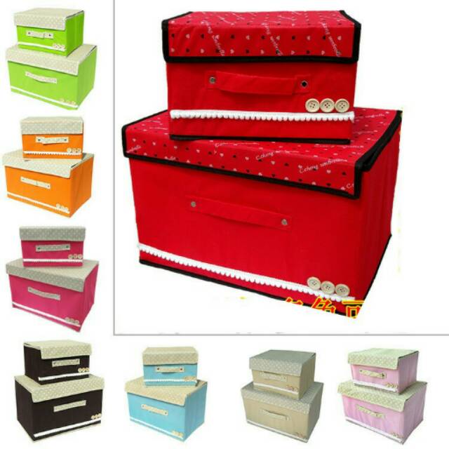 Household storage 2 in1 / tempat penyimpanan mainan ,makanan dll / storagebox