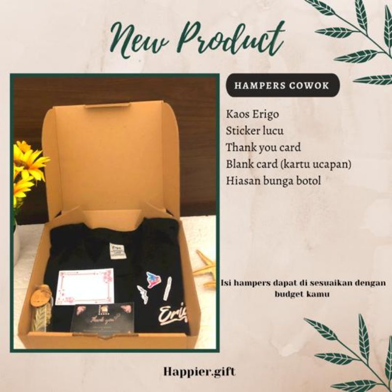 

Hampers cowok / Kado Ulang tahun / Gift box