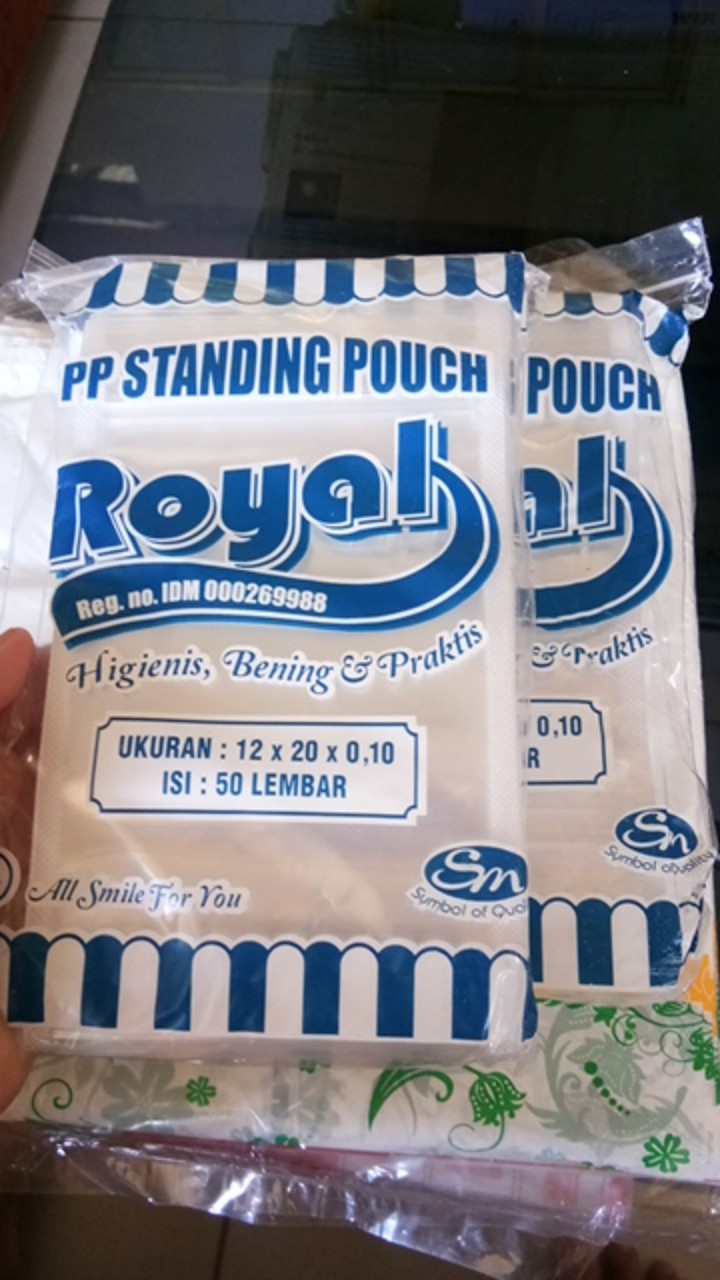 Standing Pouch 12x20 / Plastik Klip Ziplock Kemasan Berdiri Bening