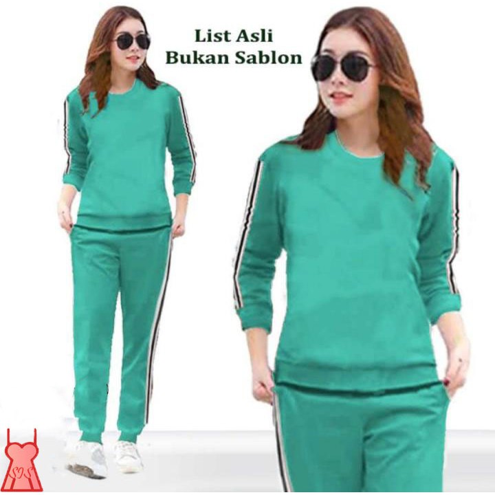 LVB Setelan Training Wanita LIA / Track Suit Wanita / Setelan Olahraga Wanita  Uk.L-XL-XXL-3XL